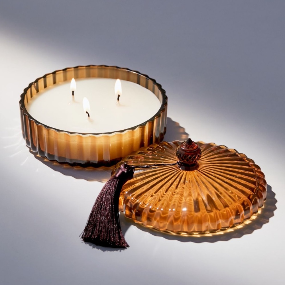 Urban Outfitters Bourbon Brulee 3 wick candle, never used.